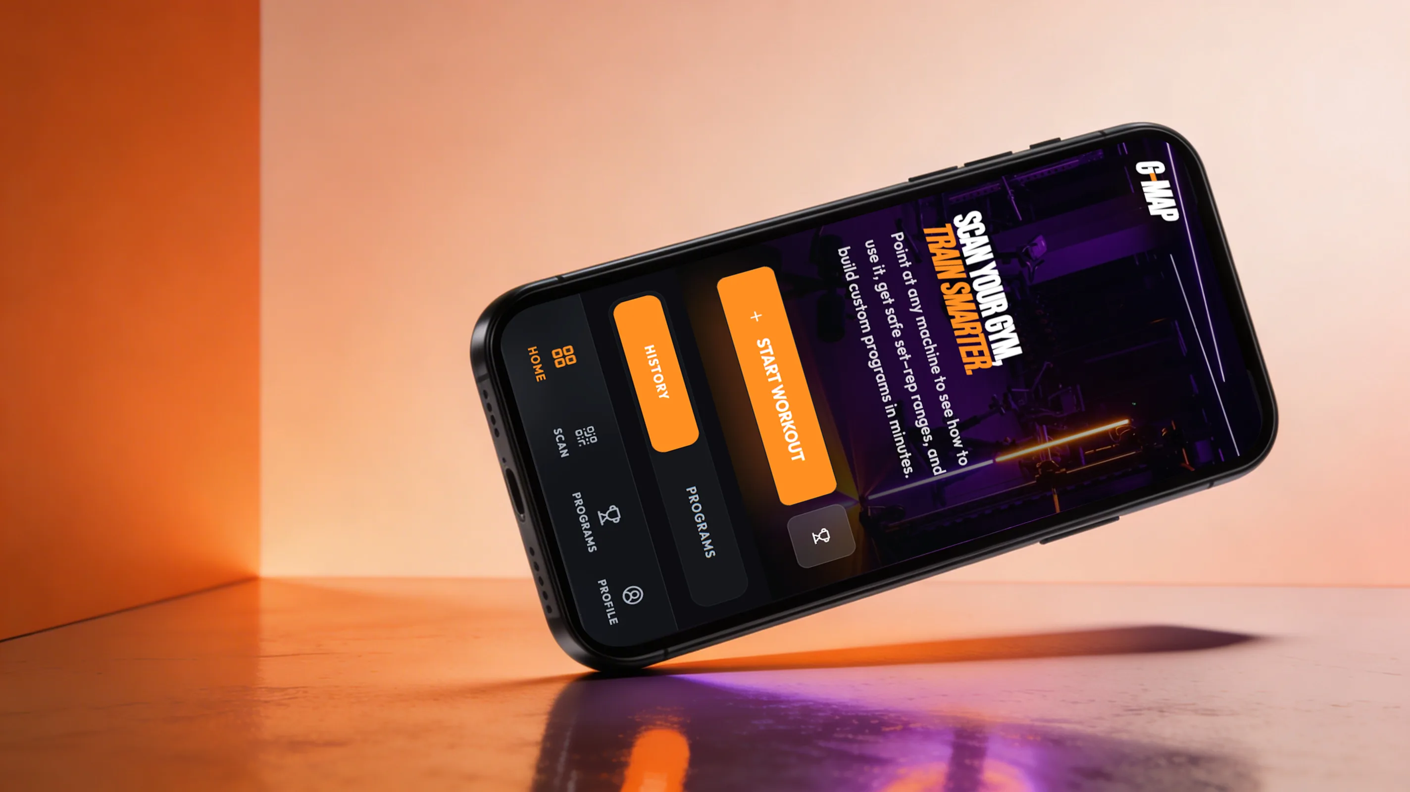 G-MAP gym scanner interface